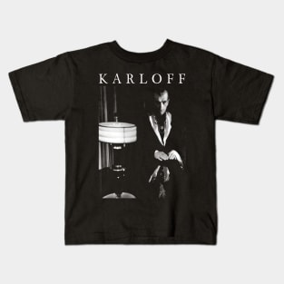 BORIS KARLOFF - Black Cat Kids T-Shirt